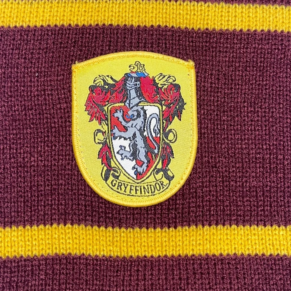 Harry Potter Gryffindor Scarf Warner Brothers Maroon And Gold Super Soft 34 Inch